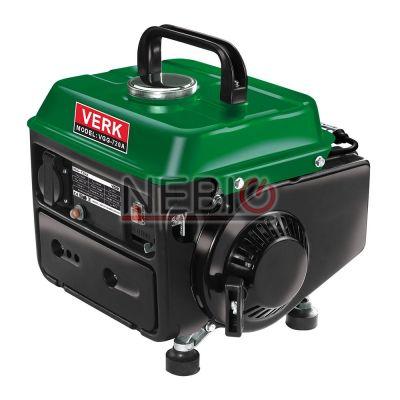 Generator curent electric Verk VGG-720A, 650 W, rezervor 4 l, motor 2 timpi, Verde