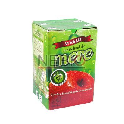 Suc de mere Vivald MV5, Continut de fructe 100%, 5 l