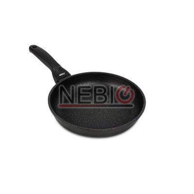 Tigaie Risoli 00103BPIN/32, Linie Blackplus Induction, Aluminiu turnat, 32 cm, Negru