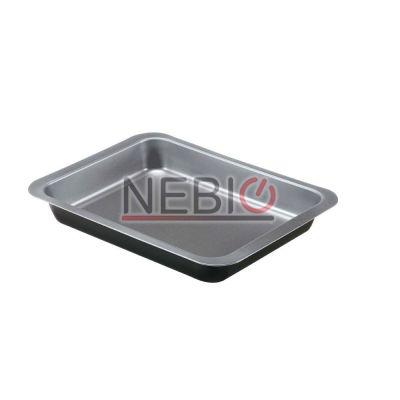Tava de copt Risoli 010080/510LA, Linie Dolce Standard, Tehnologie Weilburger Greblon, 24 x 32 cm, Gri