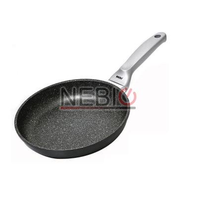 Tigaie Risoli 01103GRIN/32, Linie Granit Premiun Induction, Aluminiu tunat, 32 cm, Negru