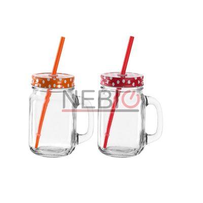 Set 2 pahare bauturi reci Montana 057271, Model Tumblers, Inaltime 14 cm, Diametru 7 cm, 470 ml, Transparent
