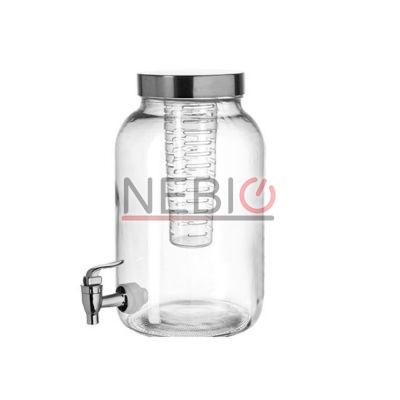 Dispenser bauturi racoritoare Montana 050777, Model Cool, Inaltime 30 cm, Diametru 16 cm, 3800 ml, Transparent