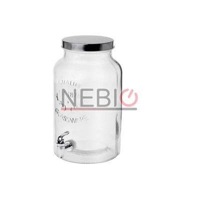 Dispenser bauturi racoritoare Montana 050828, Model Fresh, Inaltime 35 cm, Diametru 18 cm, 6000 ml, Transparent