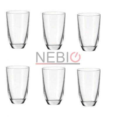 Set 6 pahare bauturi reci Montana 057400, Model Tumblers LD Today, Inaltime 13 cm, Diametru 9 cm, 430 ml, Transparent