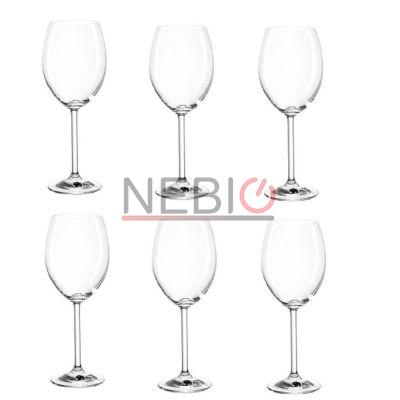 Set 6 pahare de vin rosu Montana 042385, Model Redwine Pure, Inaltime 22 cm, Diametru 7 cm, 390 ml, Transparent