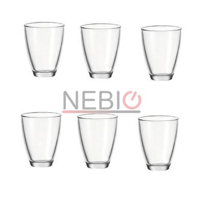 Set 6 pahare bauturi reci Montana 057399, Model Tumblers WH Today, Inaltime 11 cm, Diametru 9 cm, 350 ml, Transparent