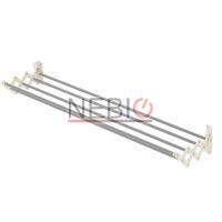 Uscator de rufe Colombo Soffieto SF08A0, 4 m spatiu de uscare, Aluminiu, Alb